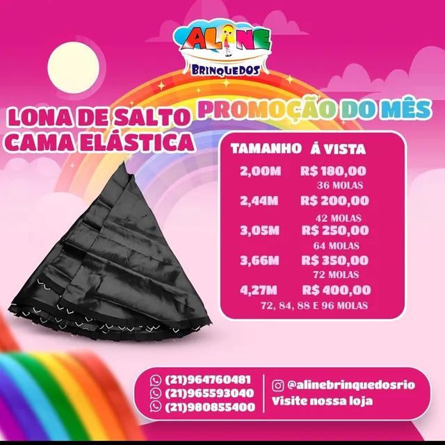lona para cama elástica 
