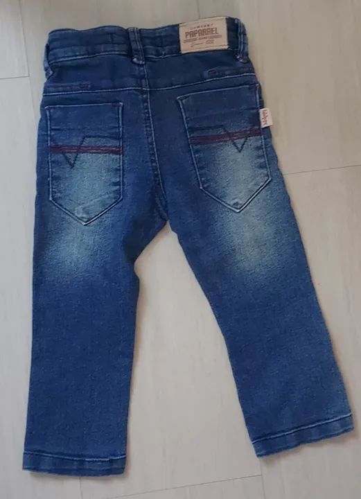 Calça Jeans Menino Tamanho 1 - Foto 2