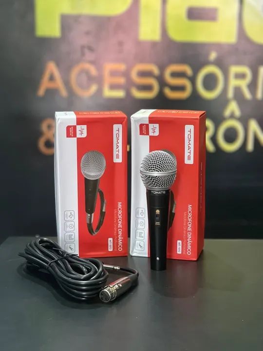 Microfone Dinâmico Profissional Tomate MT-1012 - Foto 2
