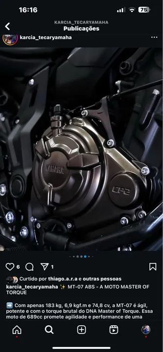 MT 07 Abs 24/25 Emplacamento Grátis capacete - Foto 5