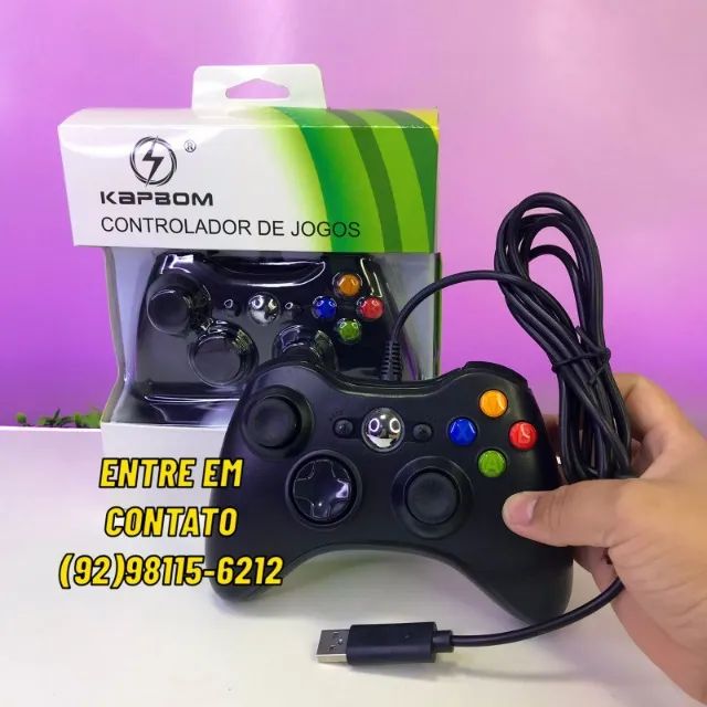Controle Xbox Com Fio-Entregas 9h as 22h - Foto 2