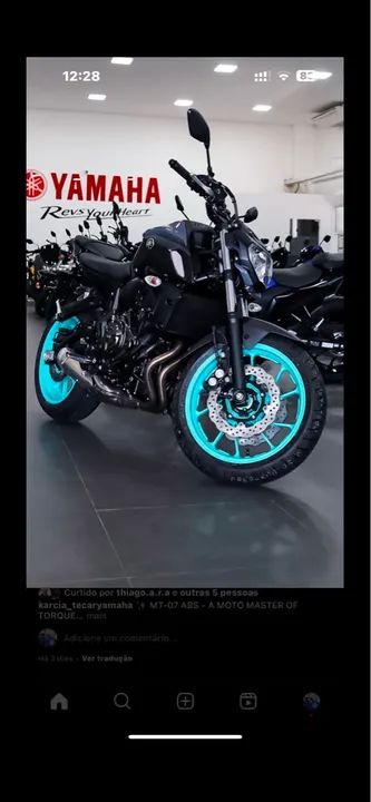 MT 07 Abs 24/25 Emplacamento Grátis capacete