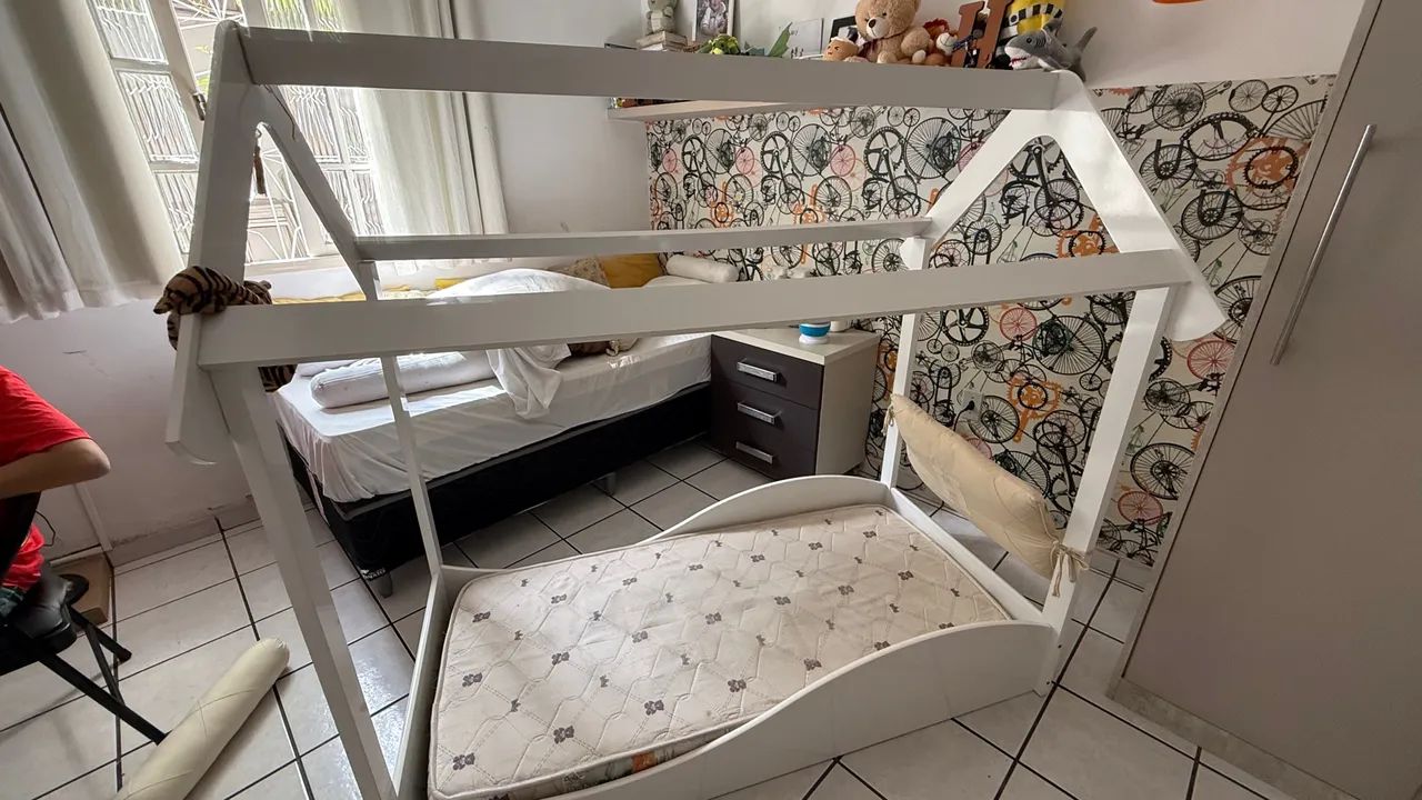 Cama montessoriana branca - Foto 2