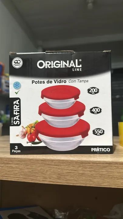 Pote de vidro 3 em 1  - Foto 2
