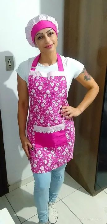 Avental com touca kit - Foto 3