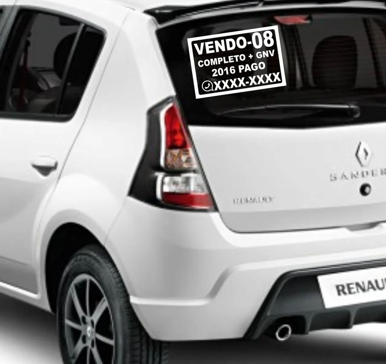 Adesivo Vende se Carro 