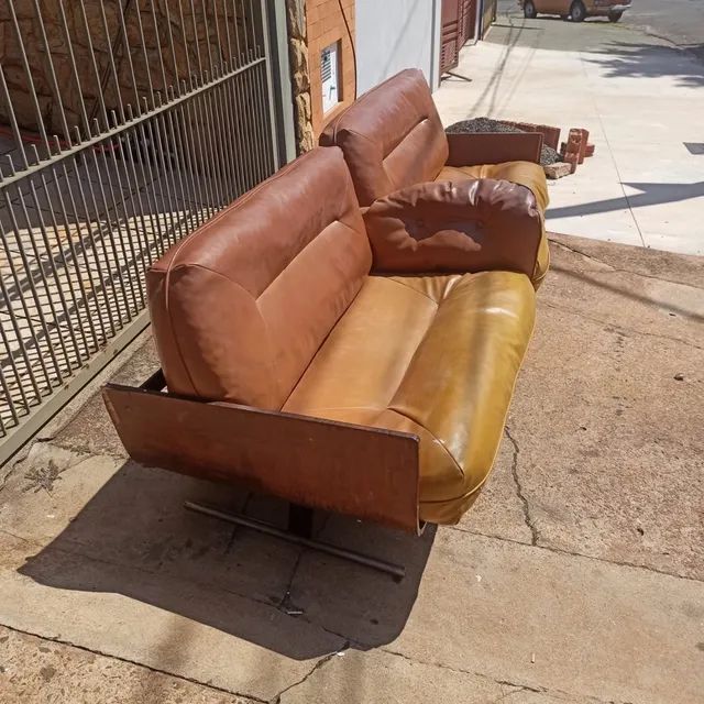 Jogo de sofá Anos 60 jacarandá Sofás e Poltronas Jardim Itamarati