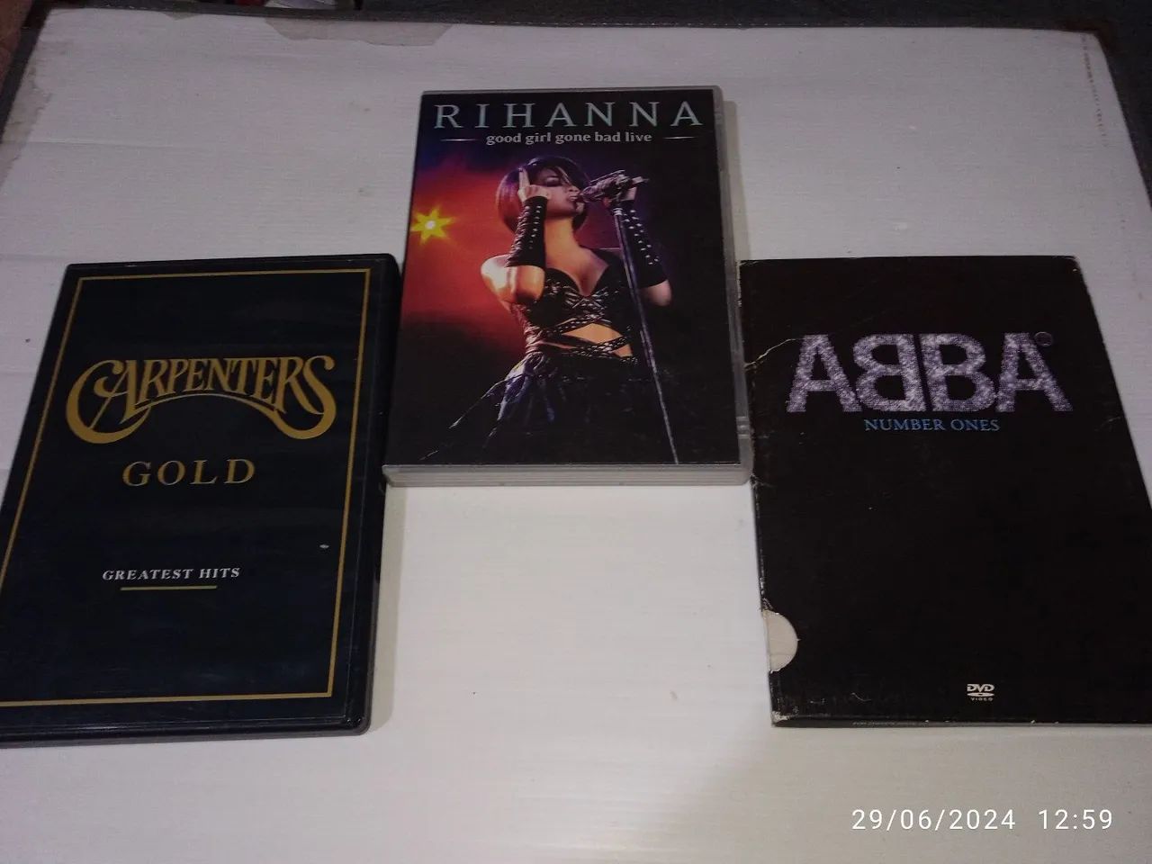DVD Carpenters+ Abba + Rihanna