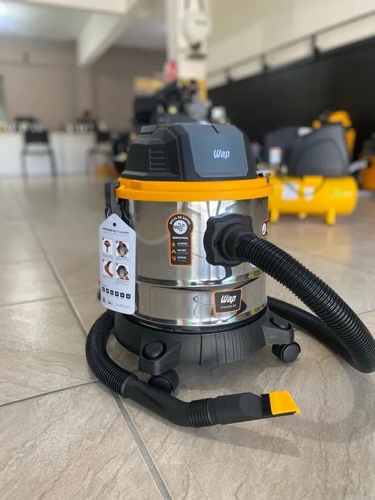 Aspirador de Pó e Água 1900w 20L em Inox C/ função Soprador - Wap - Foto 2