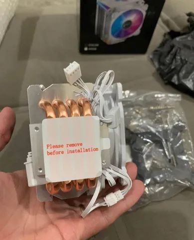 Air Cooler ARGB AM4 AMD Intel LGA1700, 115X, 1200, AM4, CR-1400 - Foto 4