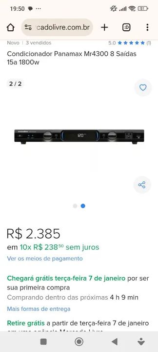 Paramax MR4300 - Filtro de linha para proteção de seus equipamentos - Foto 4