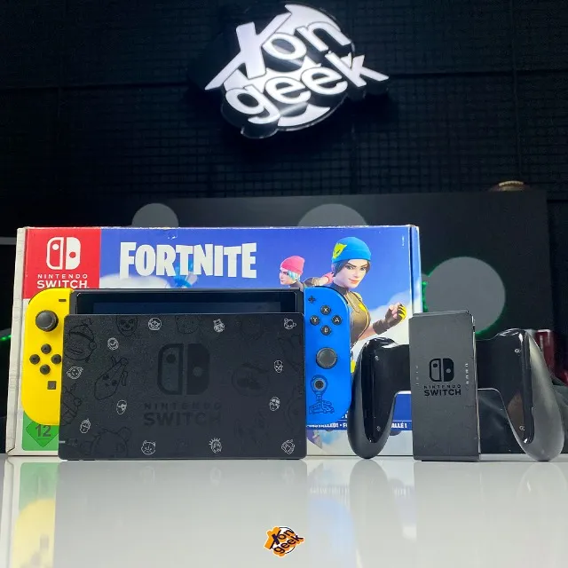 Nintendo Switch V2 Edição Especial Fortnite (Seminovo) | Destravado! | Com Garantia!
