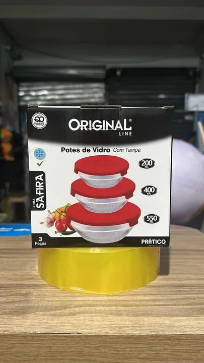 Pote de vidro 3 em 1  - Foto 4