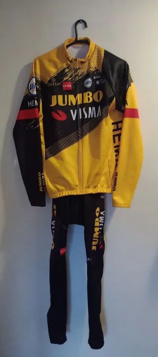 Conjunto térmico de ciclismo JUMBO VISMA.