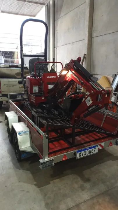 Carretinha trucada reboque reforçado dois eixos  - Foto 2