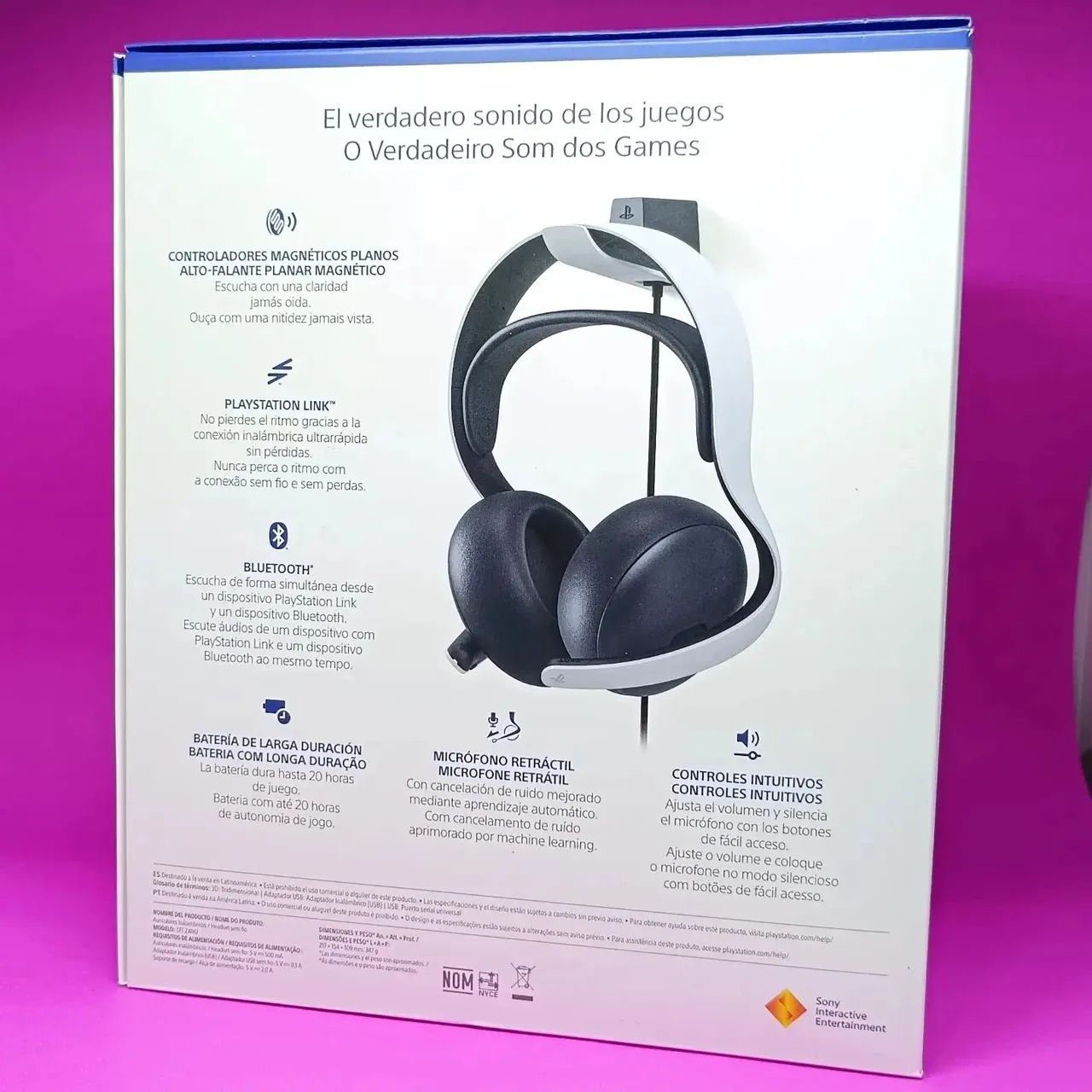 Headset Fone de Ouvido Wireless Pulse Elite para PS5, PC, Mac e Mobile - Foto 2