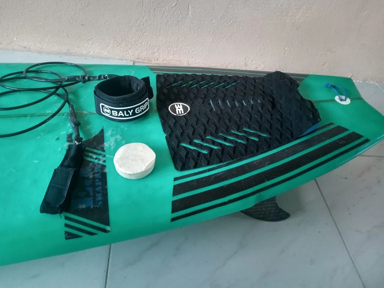 Prancha de Surf com Leash e Acessórios - Foto 4