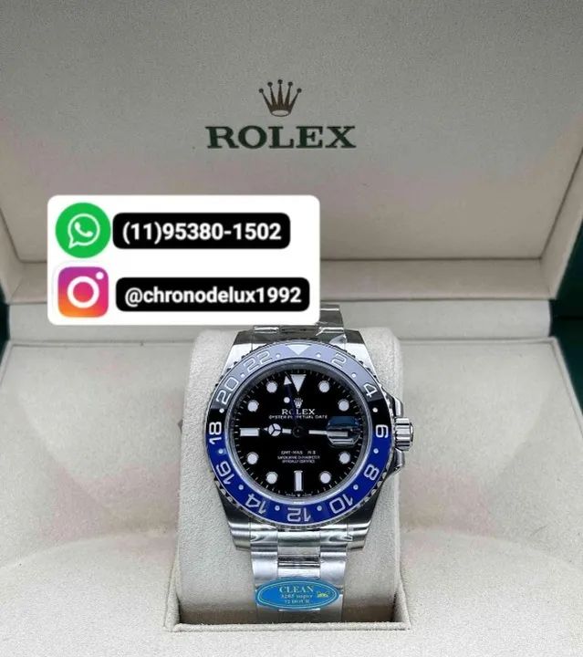 Relógio Rolex GMT Master II 126710BLNR Oyster - Foto 3