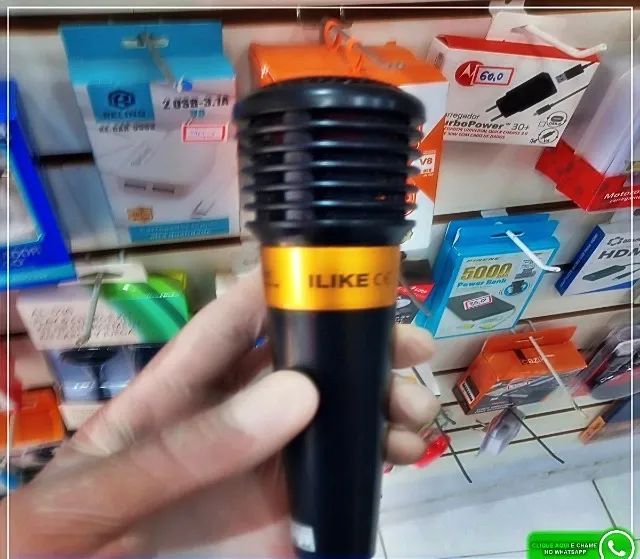 Microfone com Fio Profissional 