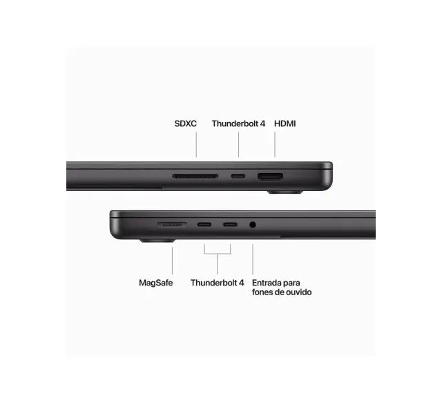 MacBook Pro 2024 16-inch M4 Pro 24GB 512GB SSD 16.2 polegadas (Novo lacrado) - Foto 5