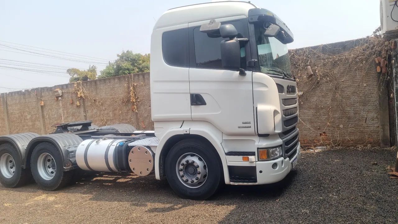 Caminhão Scania 6x4 Branco - Foto 4