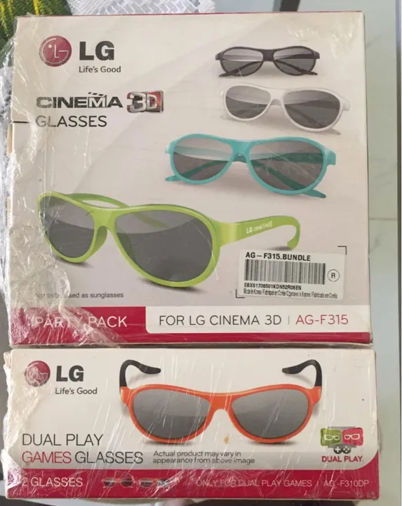 Kit óculos LG cinema 3D AG F315 e AG F310