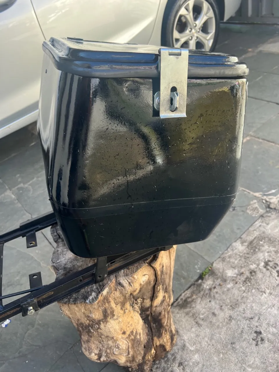 Bau 65l com suporte alongado novo