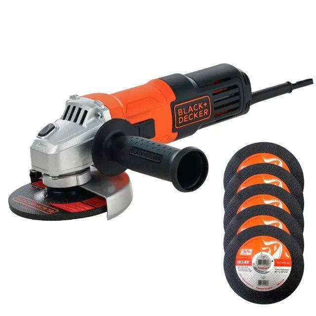 Esmerilhadeira 650w G650 Black+Decker + 5 Discos de Corte - Foto 2