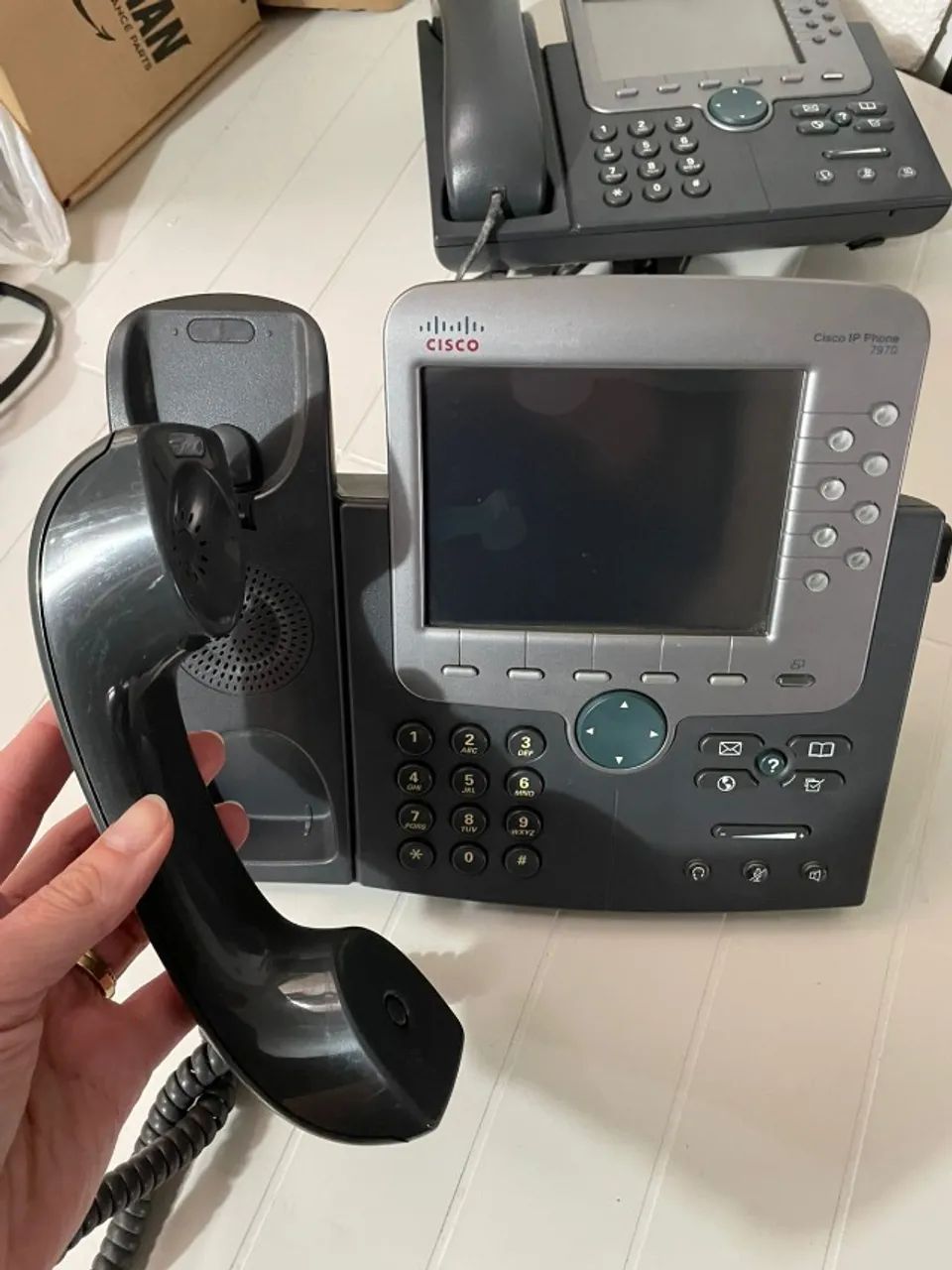 Telefone IP Cisco CP 7970G com visor colorido e tela sensível ao toque - Foto 2