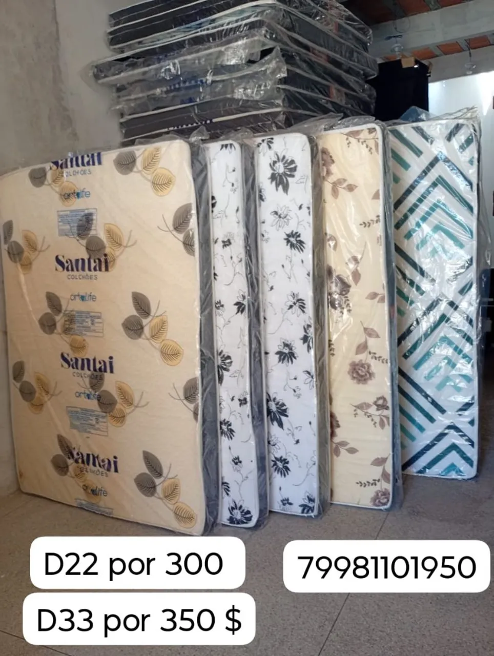 Colchões Santai D22 e D33 - Conforto e Qualidade