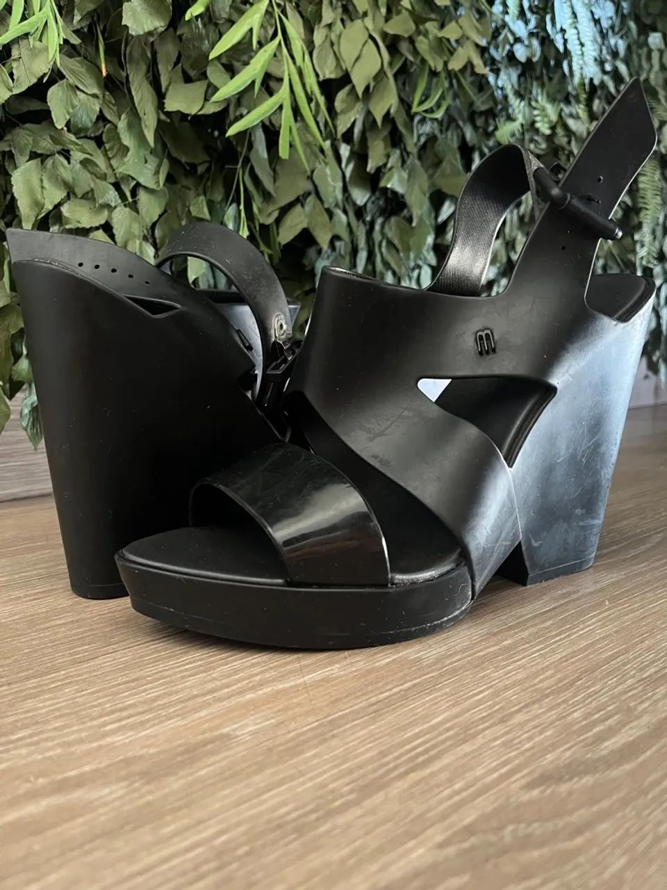 Sandália Anabela Melissa Anabela Preta Anabela Sandália Melissa