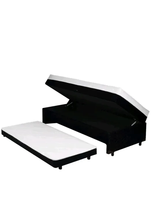 Cama Box Solteiro com Baú