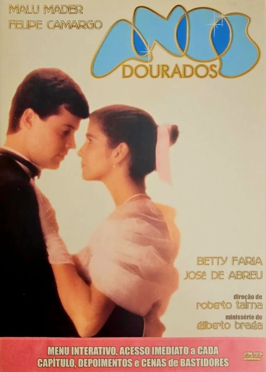 BOX DVD Anos Dourados - Malu Mader e Felipe Camargo Novo