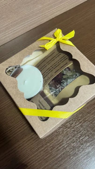 Kit Vela, Sabonete e Banho Aromático - Foto 3