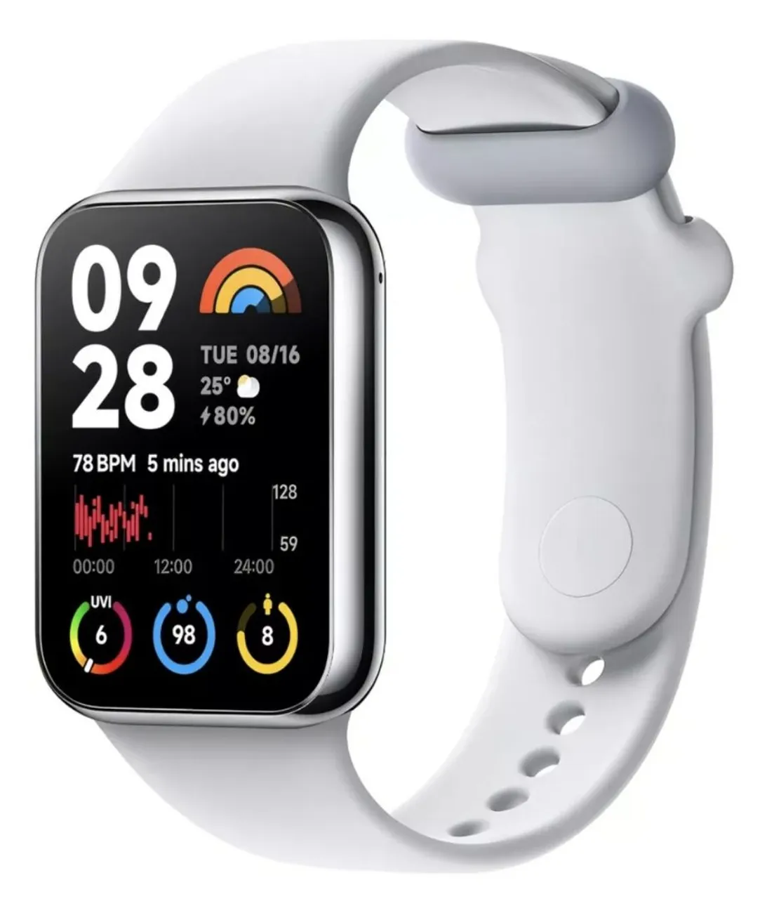 Smartwatch xiaomi Band 8 pro com Monitoramento de Saúde