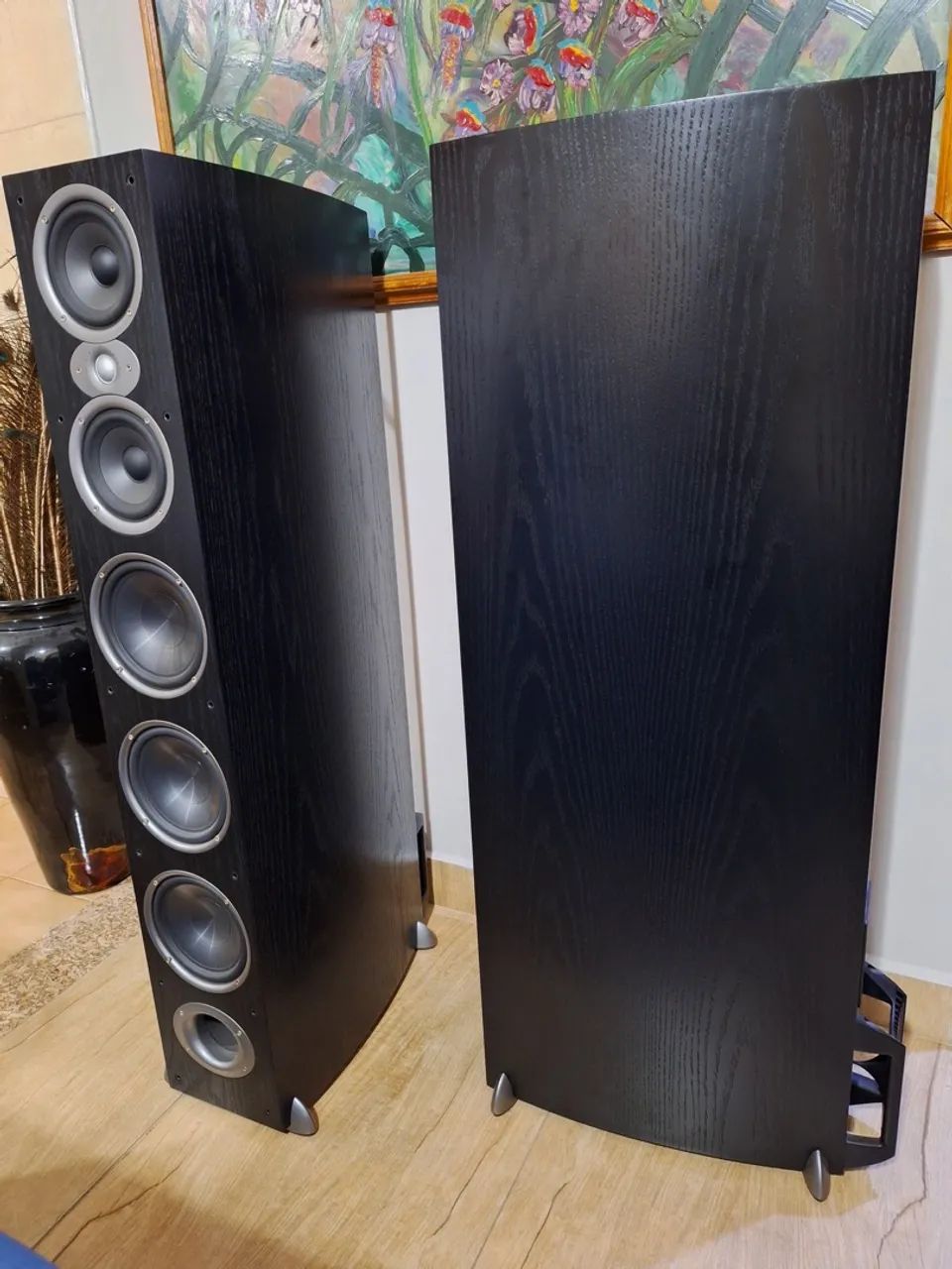 CAIXAS TORRES POLKAUDIO RTI A9 - 500W cada - TOP DE LINHA