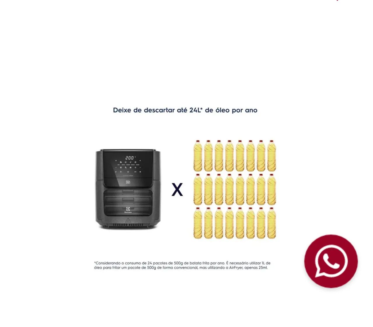 Airfryer Electrolux Rita 680 - 4,2L - Preto - Foto 5