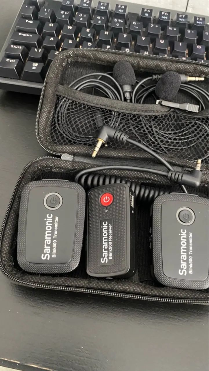 Kit Microfone Sem Fio Saramonic Blink500