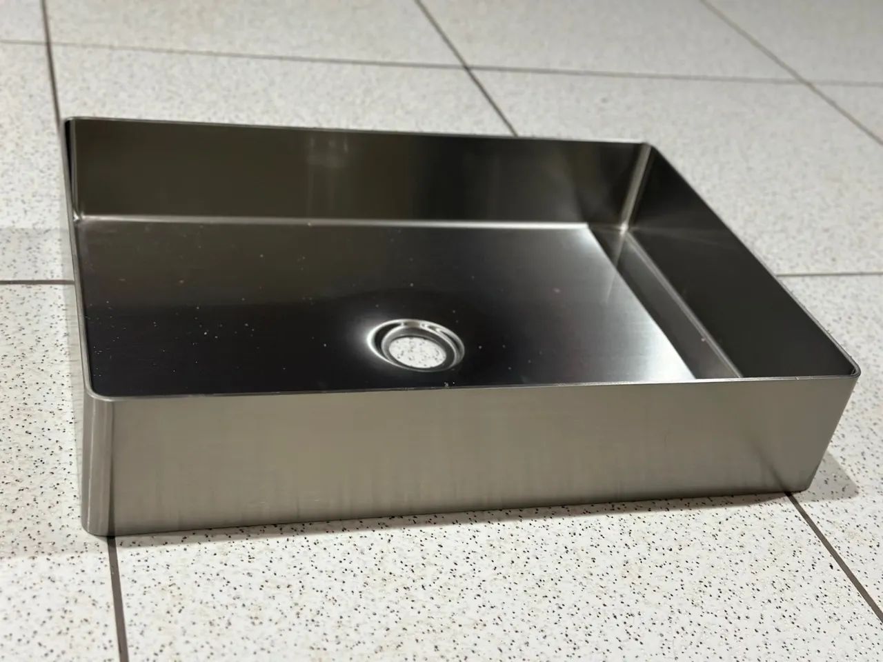 Cuba de aço inox 304 nova - SILVER - Foto 2