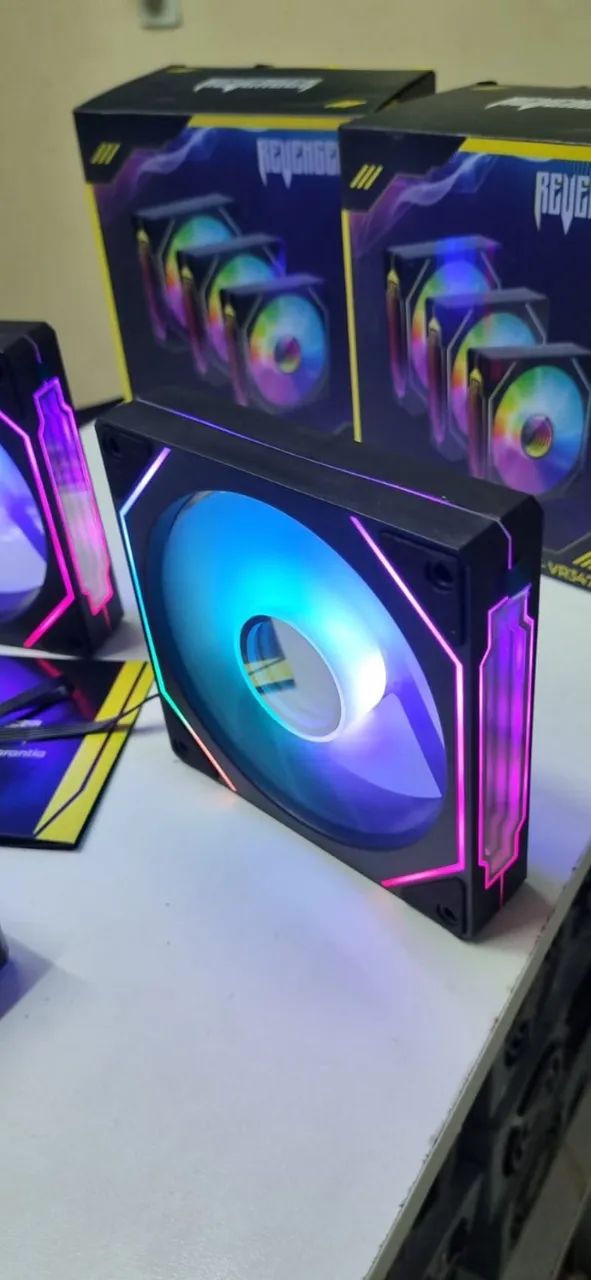 Kit 3 Cooler Fan 120mm Revenger Maximus G-VR347K - Foto 5