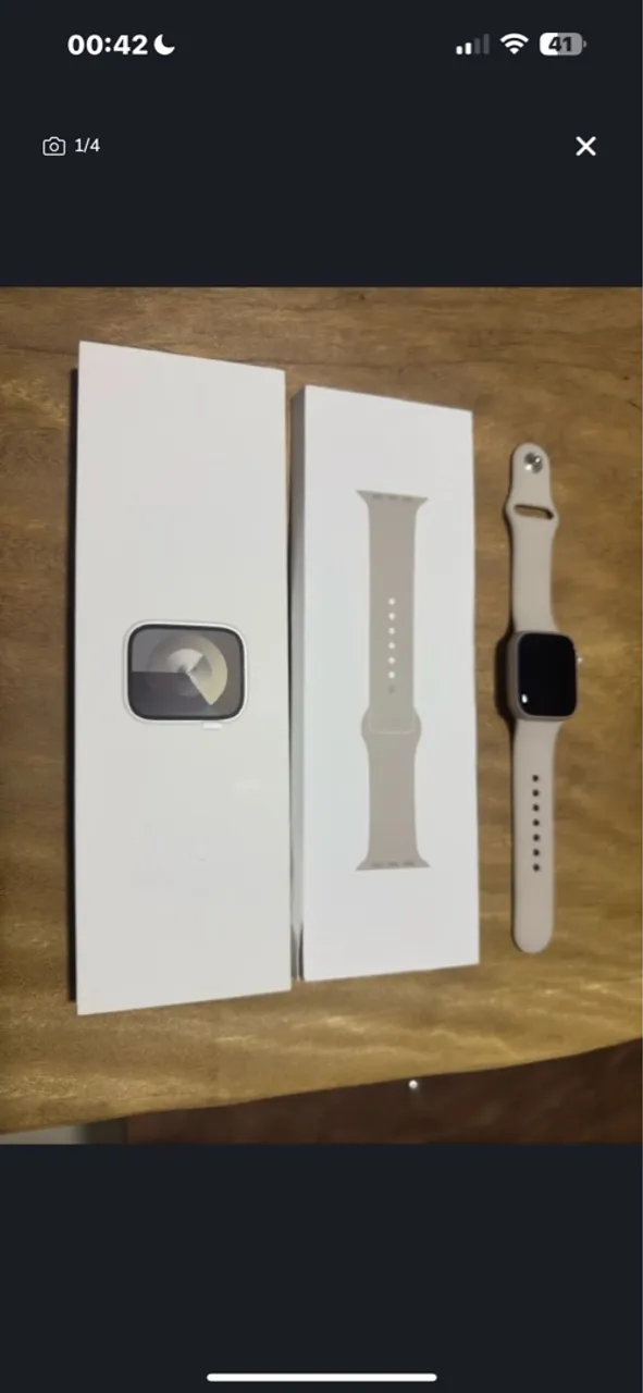 Apple Watch séries 9 41mm starligth