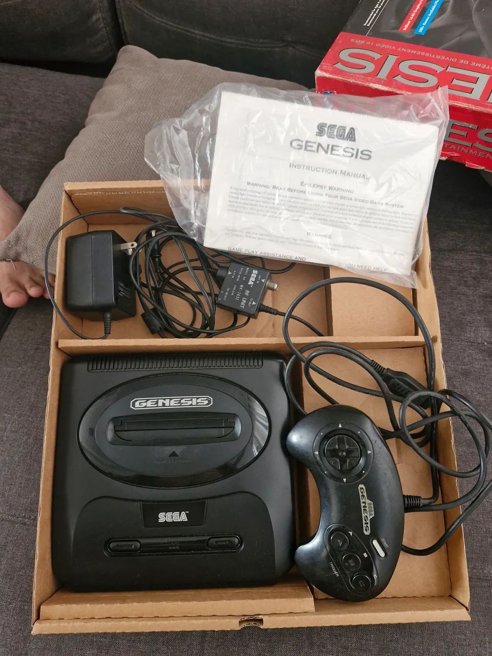 Sega genesis original na caixa - Foto 3