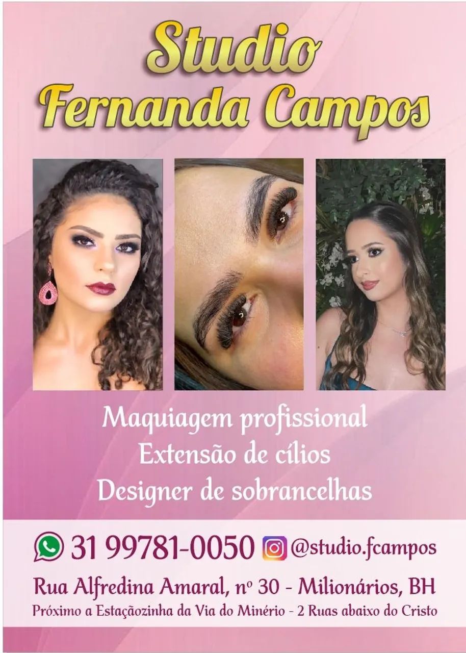Studio Fernanda Campos - Maquiagem, cílios e sobrancelhas