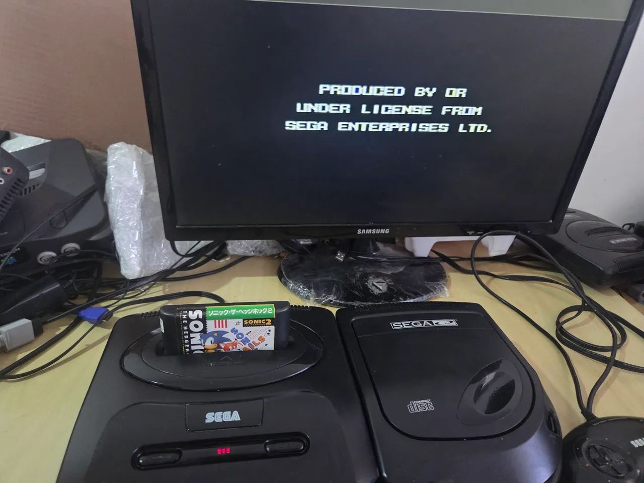 Mega Drive 3 + Sega CD - Foto 3