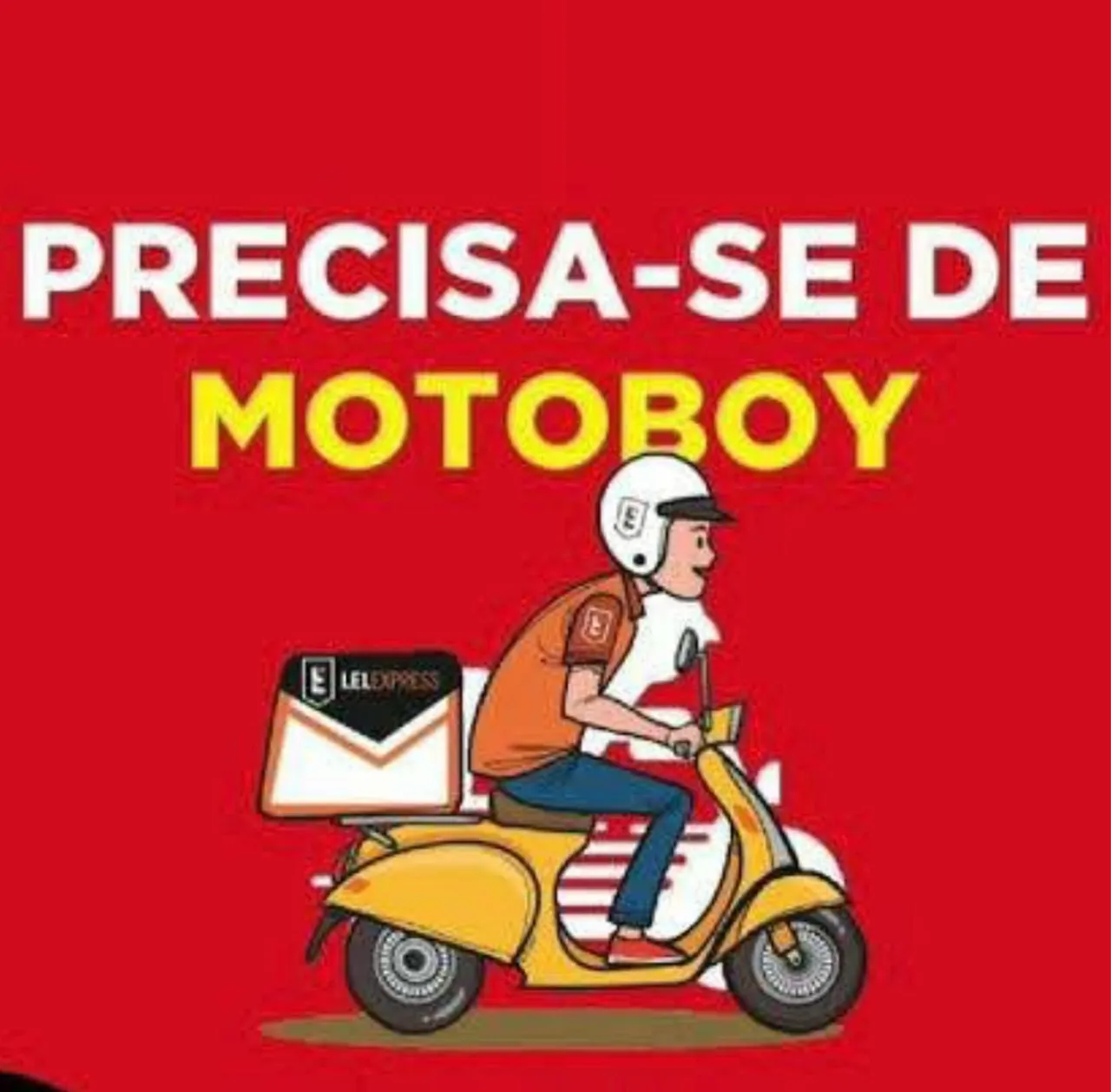 TEMOS VAGAS PARA MOTOBOY FAZENDO ENTREGAS PARA LANCHONETE NO BAIRRO SANTA RITA