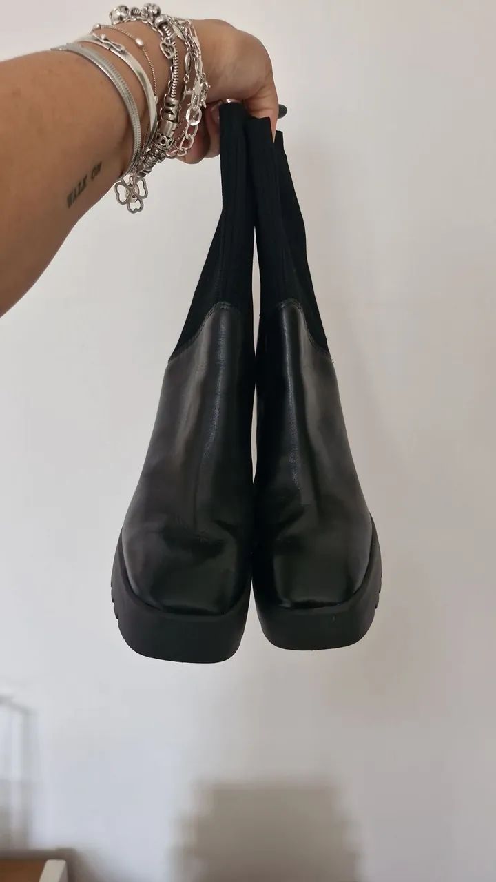 Bota Shutz couro 37 - Foto 5