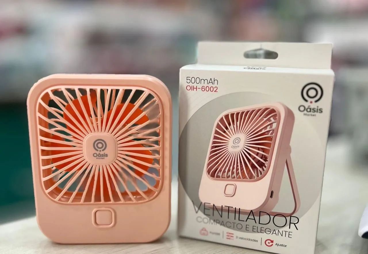Mini Ventilador Portátil Oasis - Compacto e Elegante - Foto 4