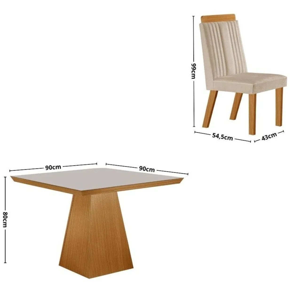 CJ DE MESA 90X90... - Foto 3