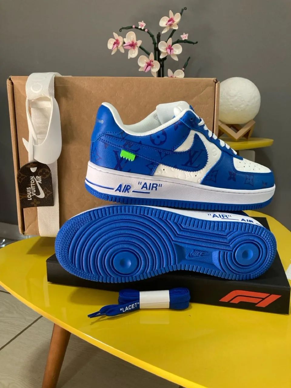 Air Force 1 x Louis Vuitton LV Blue - Foto 4