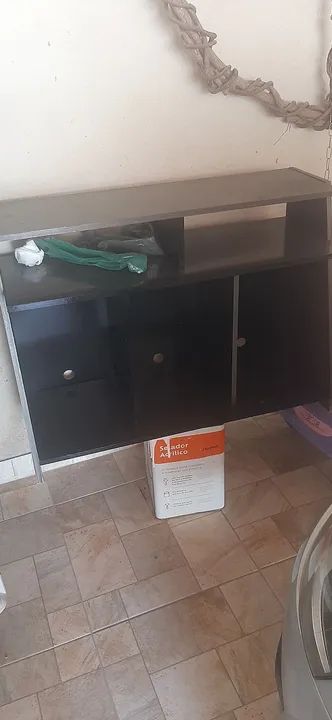 Rack de TV Preto - Foto 2